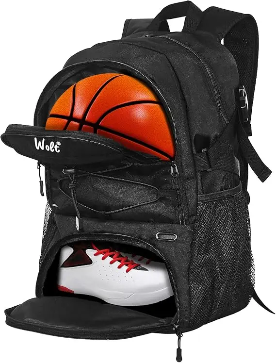 WOLT Basketball Backpack Large Sports Bag